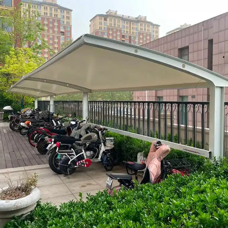 右玉县膜结构电动车棚